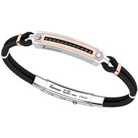 Bracelet Zancan Man Rekord 925 in Silver Spinello EXB790R-N - EXB790R-N